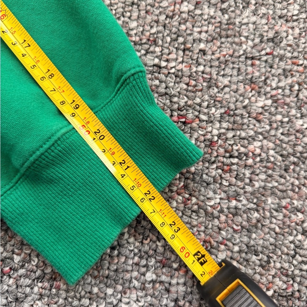 Nike Vibrant Green Cropped Baggy Oversized fit pullover half button XXL Women's - Picture 7 of 11